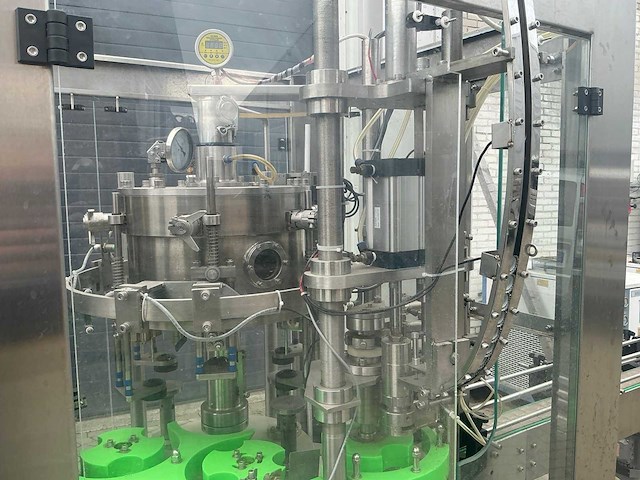 2019 hg machinery hg-1.0 volautomatische flessen vulmachine met etiketteer machine - afbeelding 1 van  52