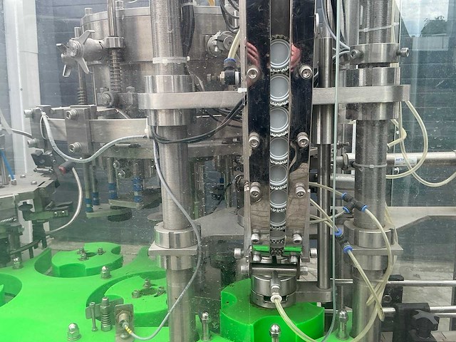 2019 hg machinery hg-1.0 volautomatische flessen vulmachine met etiketteer machine - afbeelding 61 van  62
