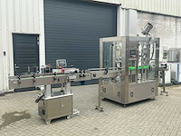 2019 hg machinery hg-1.0 volautomatische flessen vulmachine met etiketteer machine - afbeelding 7 van  52