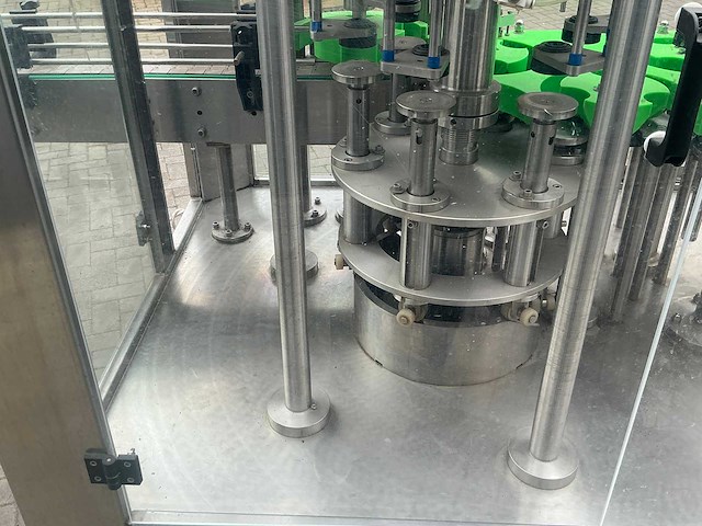 2019 hg machinery hg-1.0 volautomatische flessen vulmachine met etiketteer machine - afbeelding 15 van  52