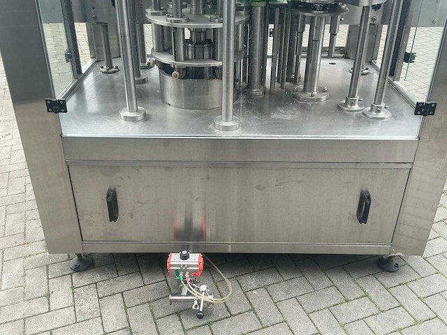 2019 hg machinery hg-1.0 volautomatische flessen vulmachine met etiketteer machine - afbeelding 19 van  52