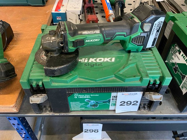 2019 hikoki g 18dbbl haakse slijpmachine - afbeelding 1 van  5