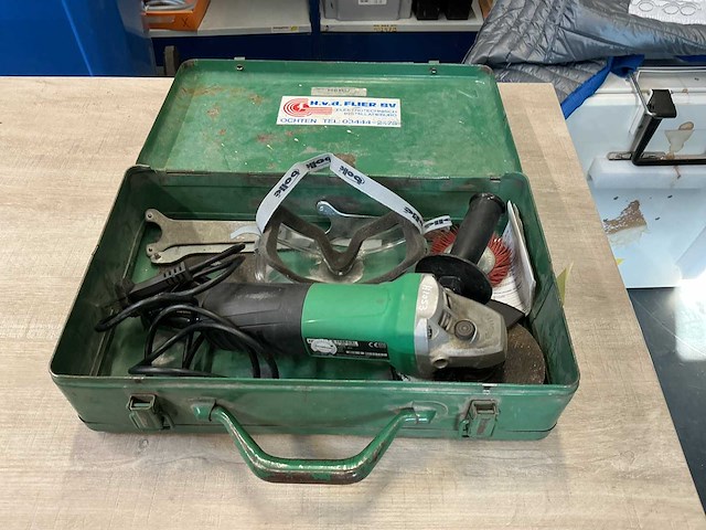 2019 hikoki g13sr4 haakse slijpmachine - afbeelding 4 van  5