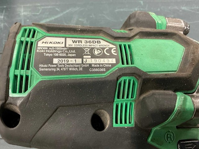 2019 hikoki wr 36db slagmoersleutel - afbeelding 3 van  4