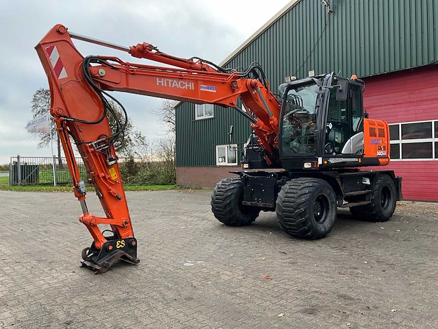 2019 hitachi zx140w-6 banden graafmachine - afbeelding 1 van  49