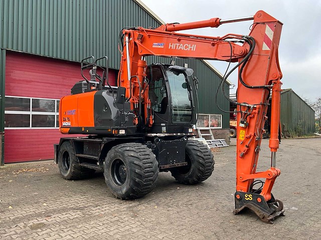 2019 hitachi zx140w-6 banden graafmachine - afbeelding 34 van  49