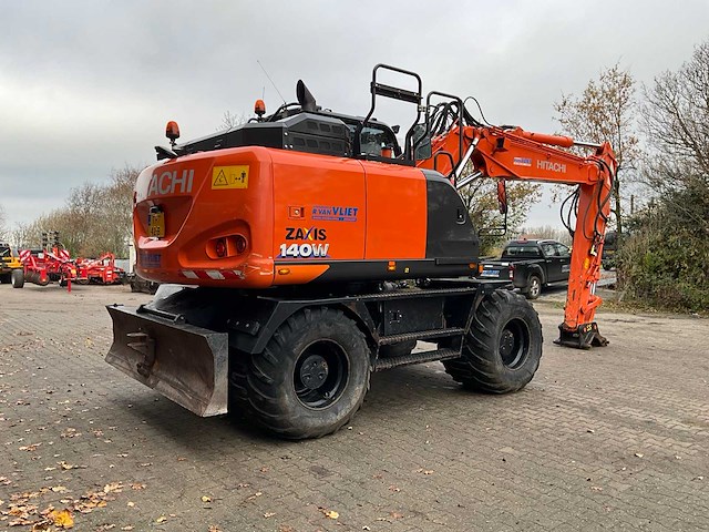 2019 hitachi zx140w-6 banden graafmachine - afbeelding 45 van  49