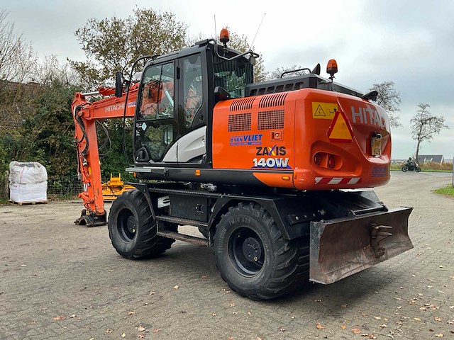 2019 hitachi zx140w-6 banden graafmachine - afbeelding 46 van  49