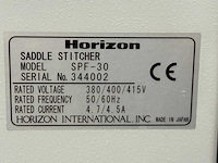 2019 horizon vouw-, hecht- snijmachine lijn - afbeelding 22 van  24