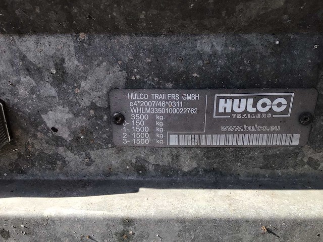 2019 hulco hdkkv aanhangwagen - afbeelding 4 van  14