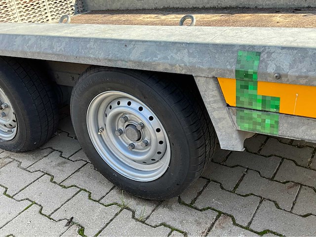 2019 hulco terrax-2 3001-lk machine transporter aanhangwagen - afbeelding 5 van  17