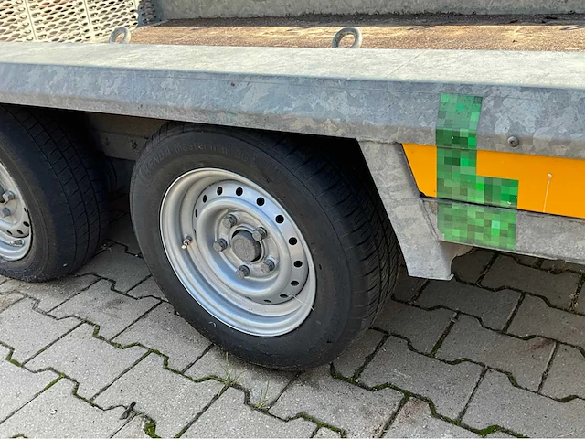 2019 hulco terrax-2 3001-lk machine transporter aanhangwagen - afbeelding 12 van  17