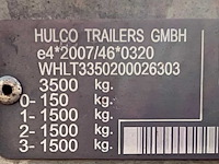 2019 hulco terrax-3 3502-lk multi transporter aanhangwagen - afbeelding 13 van  20