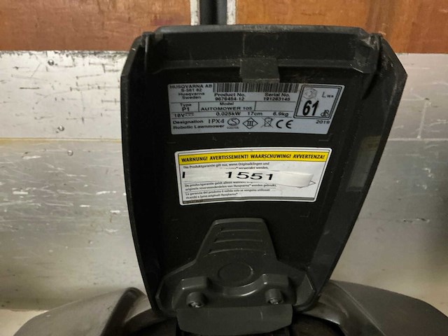 2019 husqvarna auto mower 105 robotmaaier - afbeelding 5 van  7
