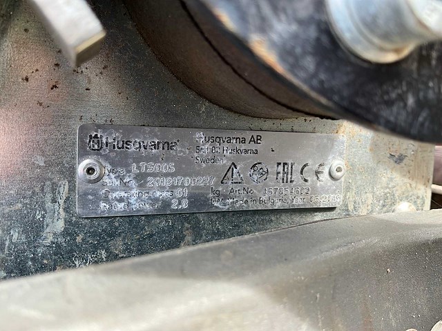2019 husqvarna lt5005 trilstamper - afbeelding 9 van  9