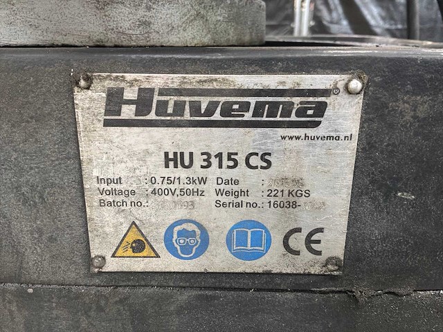 2019 huvema hu 315 cs afkortcirkelzaagmachine - afbeelding 20 van  20