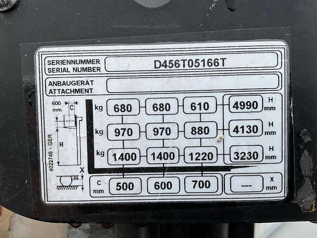 2019 hyster s1.4 elektrische stapelaar - afbeelding 6 van  15