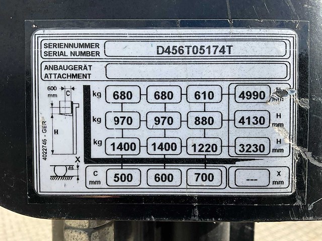 2019 hyster s1.4 elektrische stapelaar - afbeelding 11 van  20