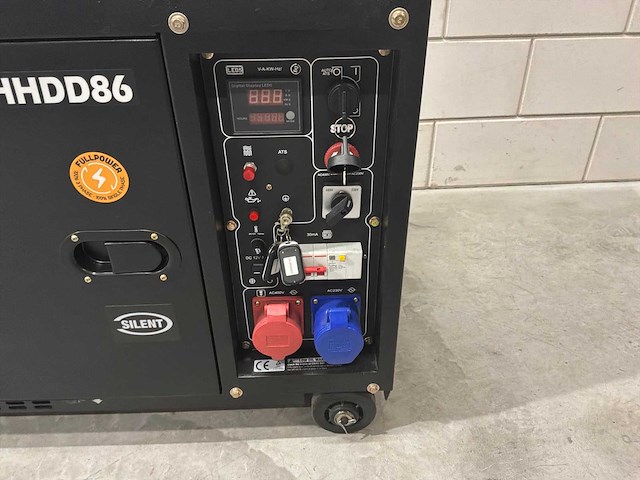 2019 hyundai hhdd86 stroomgenerator - afbeelding 3 van  5