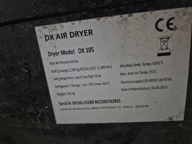 2019 ingersoll rand rs45-751/rs451-a8.5 schroefcompressor + luchtdroger 2023 - afbeelding 9 van  14