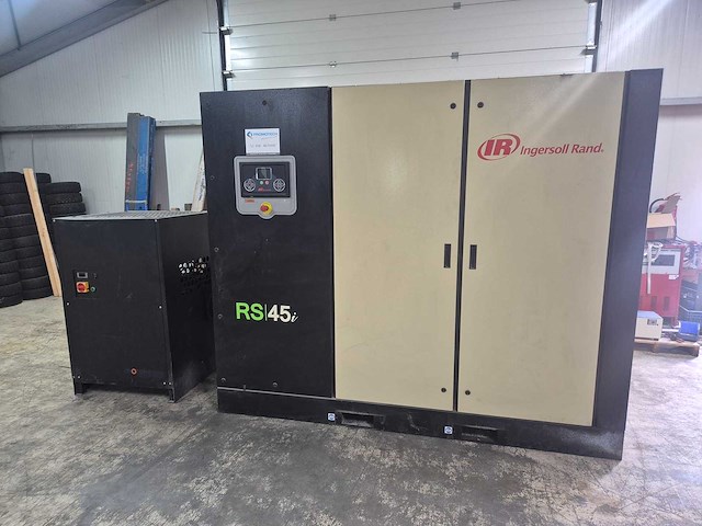 2019 ingersoll rand rs45-751/rs451-a8.5 schroefcompressor + luchtdroger 2023 - afbeelding 4 van  14