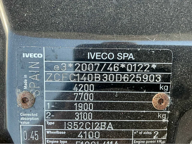 2019 iveco 40c15 oprijwagen - afbeelding 13 van  20