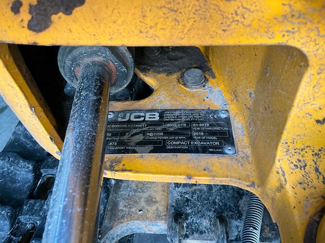 2019 jcb 8008cts minigraafmachine - afbeelding 10 van  20