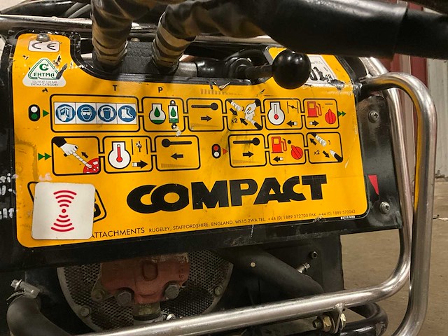 2019 jcb compact hydraulisch aggregaat met breekhamer - afbeelding 5 van  6