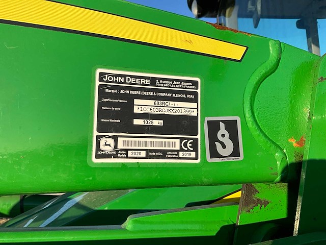 2019 john deere 6120 m command quad vierwielaangedreven landbouwtractor met voorlader - afbeelding 29 van  39