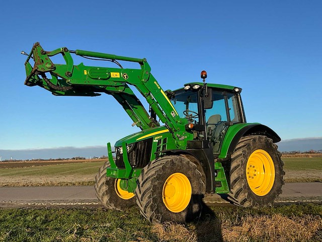 2019 john deere 6120 m command quad vierwielaangedreven landbouwtractor met voorlader - afbeelding 23 van  39