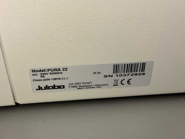 2019 julabo pura 22 waterbad - afbeelding 4 van  4