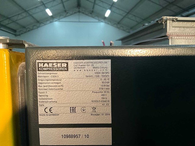 2019 kaeser csdx.5 - afbeelding 1 van  1