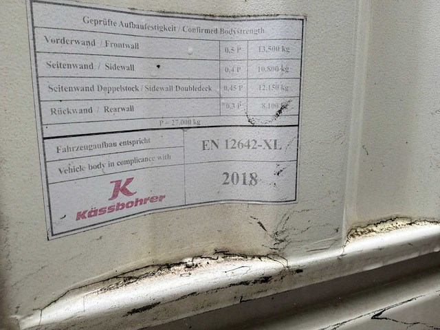 2019 kassbohrer oplegger - afbeelding 10 van  21