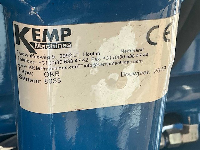 2019 kemp machines okb dubbele onkruidborstel - afbeelding 8 van  8