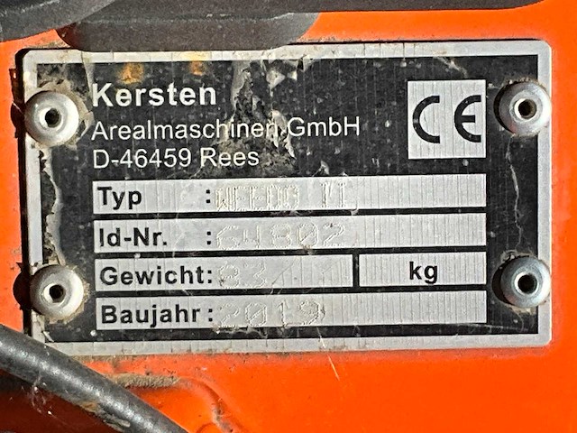 2019 kersten weedo ii onkruidborstelmachine - afbeelding 9 van  17