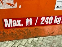 2019 klaas 2p/240 werkkooi ( aluminium ) - afbeelding 3 van  4