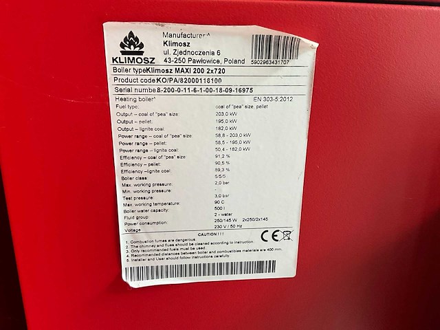 2019 klimosz maxi 200 industriële pelletinstallatie (2x) ongebruikt! - afbeelding 15 van  39