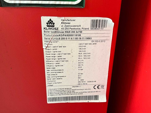 2019 klimosz maxi 200 industriële pelletinstallatie (2x) ongebruikt! - afbeelding 39 van  39