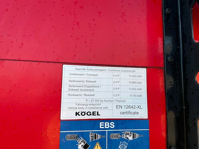 2019 kogel sn24 oplegger - afbeelding 19 van  26