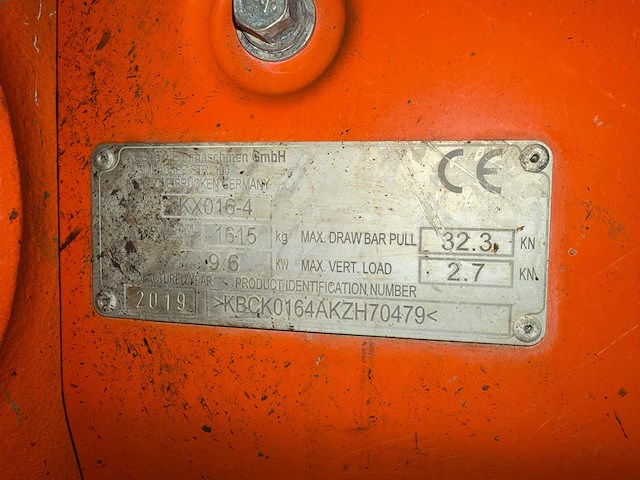 2019 kubota kx-06-4 minigraafmachine - afbeelding 8 van  8