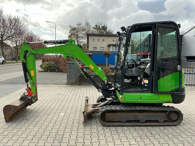 2019 kubota kx027-4 minigraafmachine - afbeelding 27 van  31