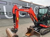 2019 kubota kx027-4 minigraafmachine - afbeelding 11 van  35