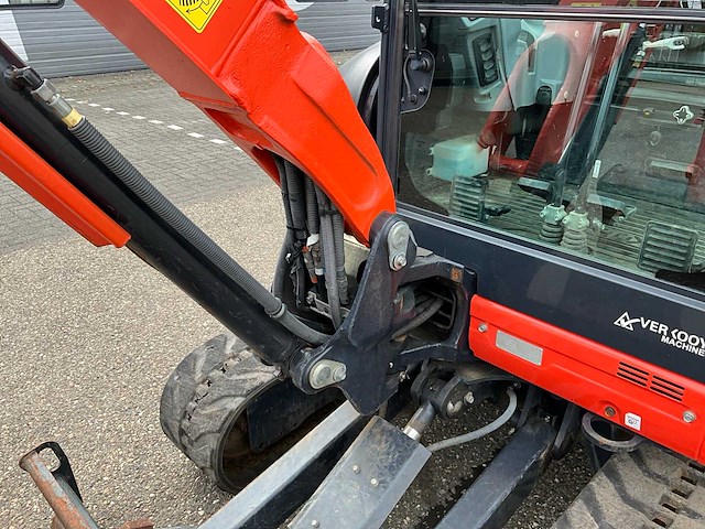 2019 kubota kx027-4 minigraafmachine - afbeelding 15 van  35