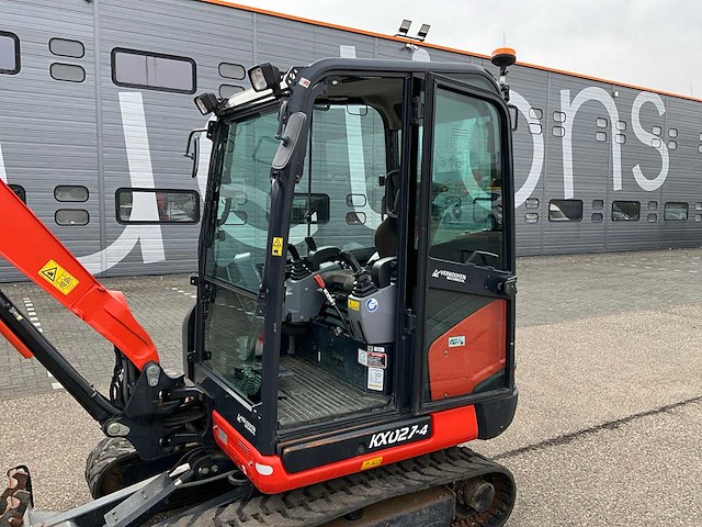 2019 kubota kx027-4 minigraafmachine - afbeelding 16 van  35