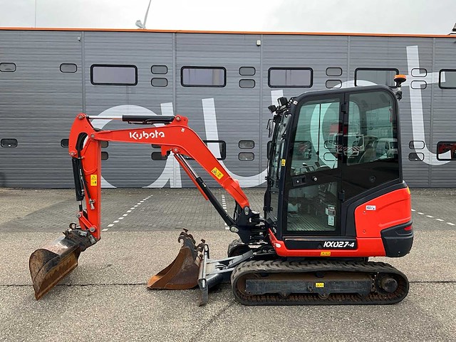 2019 kubota kx027-4 minigraafmachine - afbeelding 12 van  35