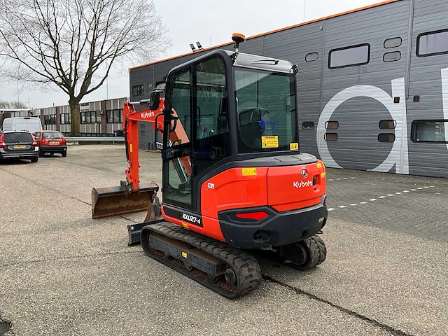 2019 kubota kx027-4 minigraafmachine - afbeelding 23 van  35