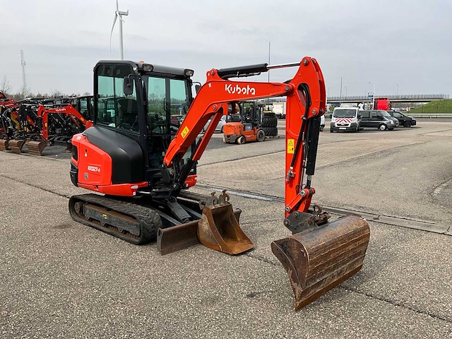 2019 kubota kx027-4 minigraafmachine - afbeelding 33 van  35
