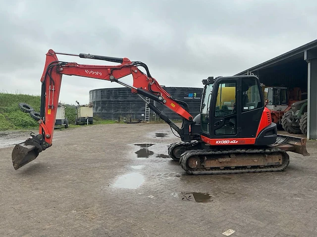 2019 kubota kx080-4a2 rupsgraafmachine - afbeelding 18 van  39