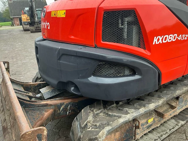 2019 kubota kx080-4a2 rupsgraafmachine - afbeelding 17 van  39