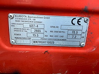2019 kubota u27-4 minigraafmachine - afbeelding 10 van  30